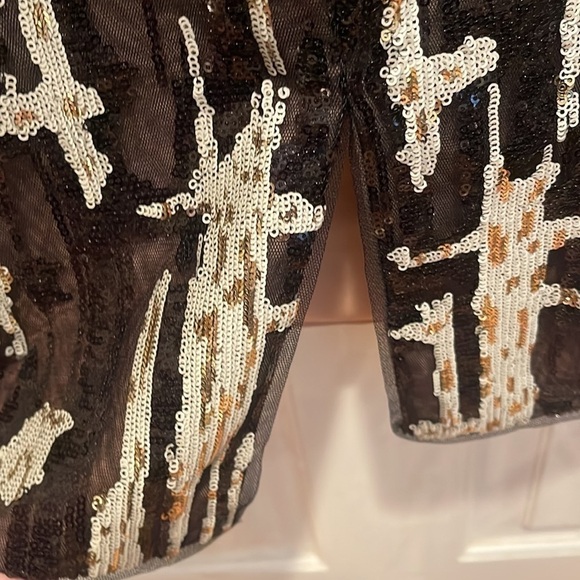 BCBG Maxazria 🔥Sale🔥NWT black dress with sequins - Picture 5 of 9